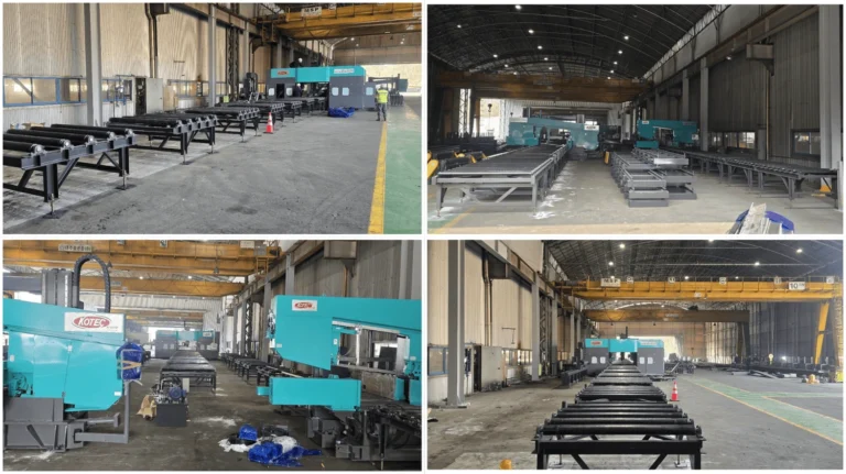 H-Beam Line Installation Successfully Completed in South Korea Featuring newRun16DX & Diamond Band Sawing Machines
